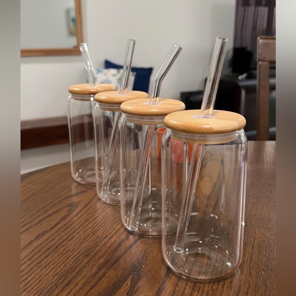 4pcs glass cup set